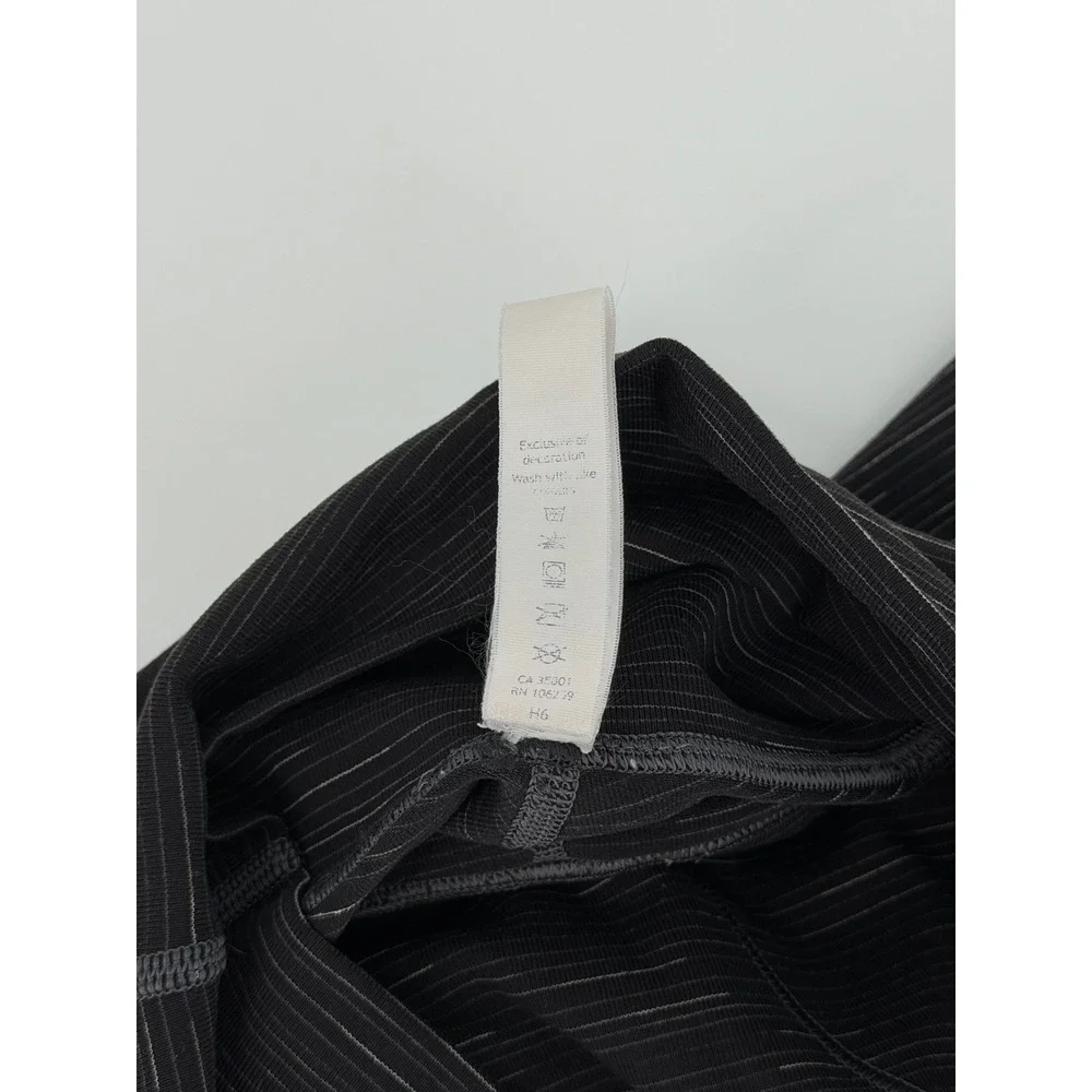 Lululemon Ombre Space Dye High Rise Leggings Black Grey Size 4 Yoga Training